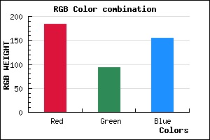 rgb background color #B85E9B mixer