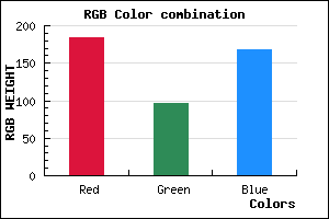 rgb background color #B860A8 mixer