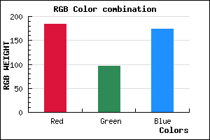 rgb background color #B860AD mixer