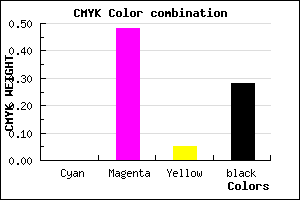 #B860AE color CMYK mixer