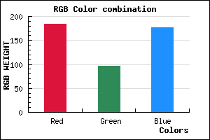 rgb background color #B860B1 mixer