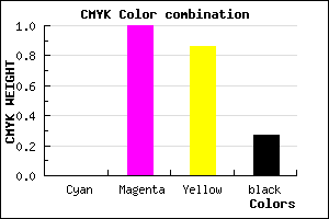 #B9001A color CMYK mixer