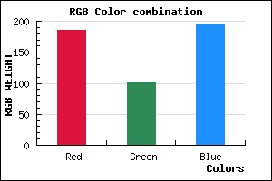 rgb background color #B965C4 mixer