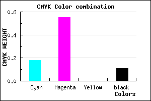 #B966E2 color CMYK mixer