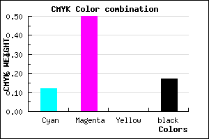 #B969D3 color CMYK mixer