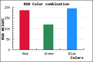 rgb background color #B976C2 mixer
