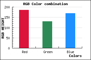 rgb background color #B982AA mixer