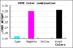 #B98DBD color CMYK mixer