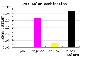 #B990B3 color CMYK mixer