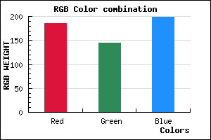 rgb background color #B990C6 mixer