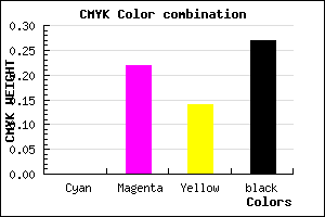 #B991A0 color CMYK mixer