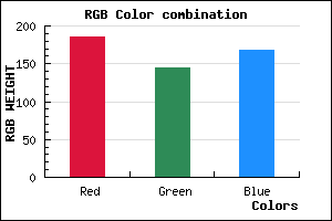 rgb background color #B991A8 mixer