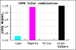 #B991BF color CMYK mixer