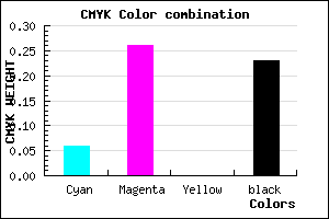 #B991C5 color CMYK mixer