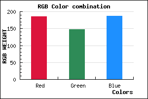 rgb background color #B993BB mixer