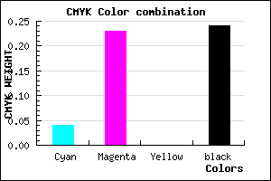 #B995C1 color CMYK mixer