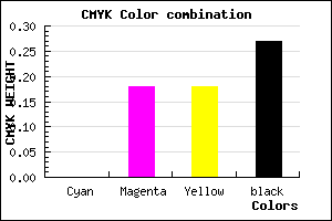 #B99797 color CMYK mixer