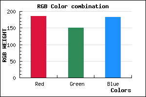 rgb background color #B997B7 mixer