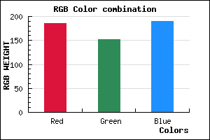 rgb background color #B998BE mixer