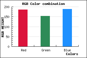 rgb background color #B999BD mixer
