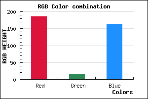 rgb background color #B910A3 mixer