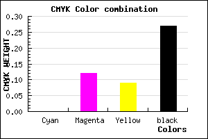#B9A3A9 color CMYK mixer