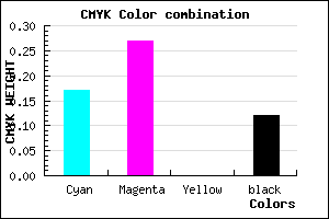 #B9A4E0 color CMYK mixer