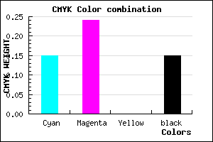 #B9A5D9 color CMYK mixer