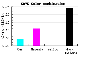 #B9ABC1 color CMYK mixer