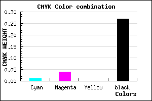 #B9B2BA color CMYK mixer