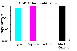 #B9B8D8 color CMYK mixer