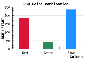 rgb background color #B929EB mixer