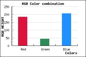 rgb background color #B92CCE mixer