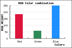 rgb background color #B93BFA mixer