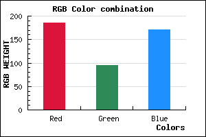 rgb background color #B95FAB mixer