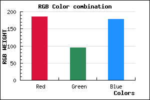 rgb background color #B95FB2 mixer