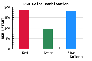 rgb background color #B95FB6 mixer