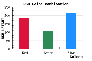 rgb background color #BA6BD7 mixer
