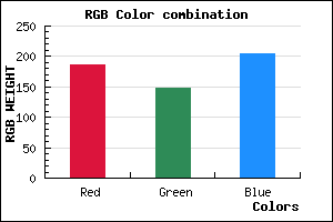 rgb background color #BA93CD mixer