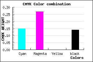 #BA9FDB color CMYK mixer