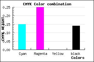 #BAA4DC color CMYK mixer