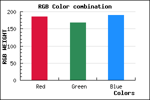 rgb background color #BAA8BE mixer