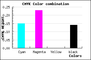 #BAA9DB color CMYK mixer