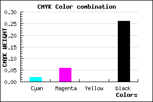 #BAB1BD color CMYK mixer