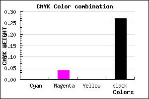 #BAB2BA color CMYK mixer