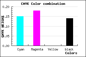 #BAB4DC color CMYK mixer