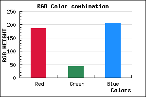 rgb background color #BA2BCF mixer
