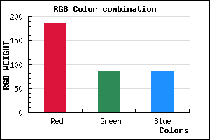 rgb background color #BA5454 mixer