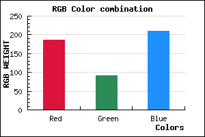 rgb background color #BA5BD1 mixer