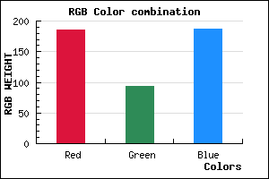 rgb background color #BA5DBB mixer